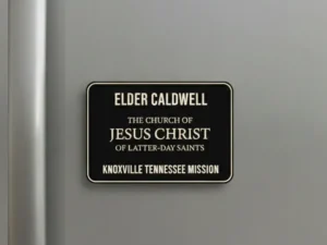 mission tag magnet