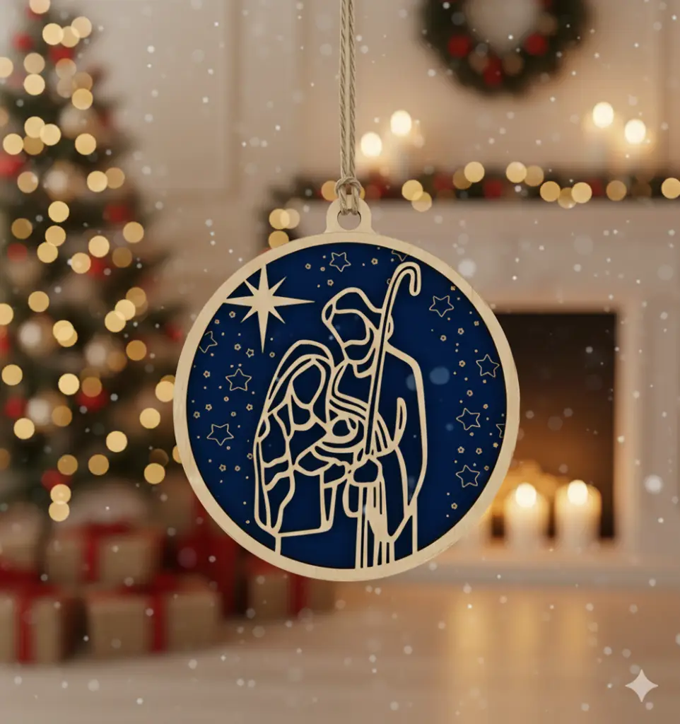 holy family ornament