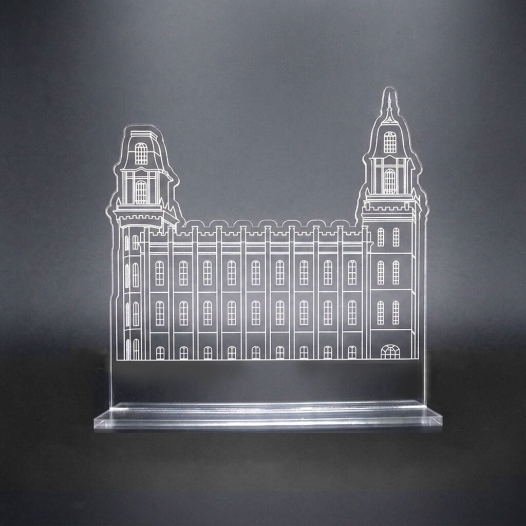 Manti Temple Customizable Acrylic Keepsake