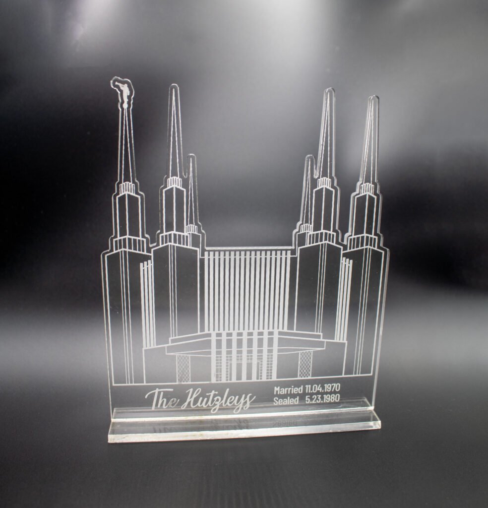 Washington DC Temple Customizable Acrylic Keepsake